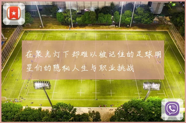 在聚光灯下却难以被记住的足球明星们的隐秘人生与职业挑战